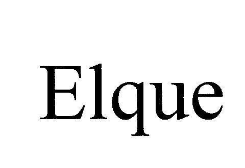 Mẫu nhãn hiệu Elque