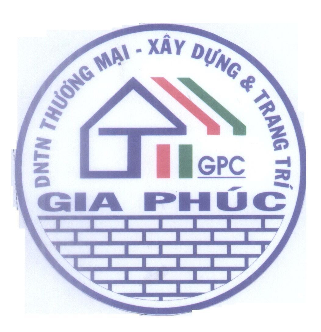 Mẫu nhãn hiệu Gia Phúc GPC DNTN Thương Mại - Xây Dựng & Trang Trí