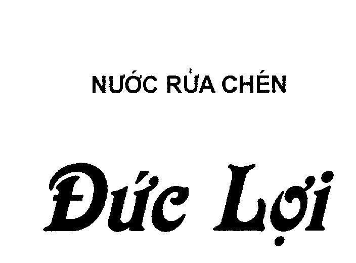 Mẫu nhãn hiệu Nước Rửa Chén Đức Lợi