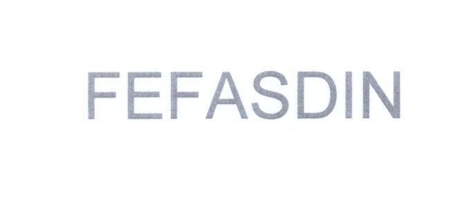 Mẫu nhãn hiệu FEFASDIN