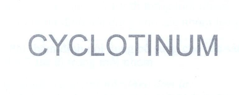 Mẫu nhãn hiệu CYCLOTINUM