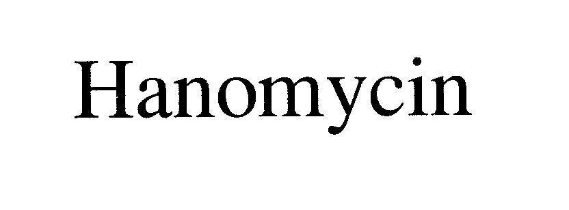 Mẫu nhãn hiệu Hanomycin
