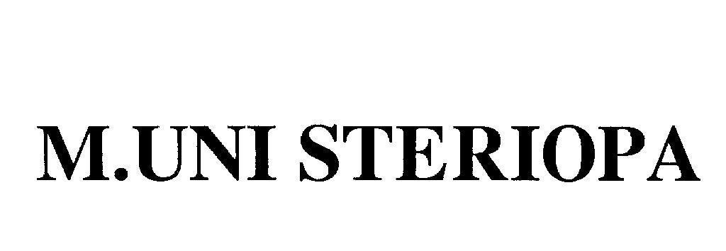 Mẫu nhãn hiệu M.UNI STERIOPA M UNI