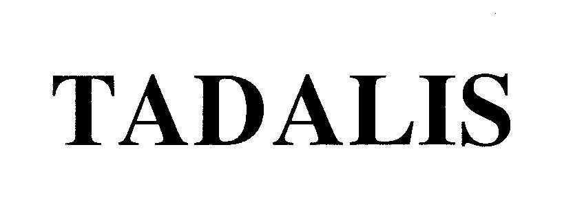 Mẫu nhãn hiệu TADALIS