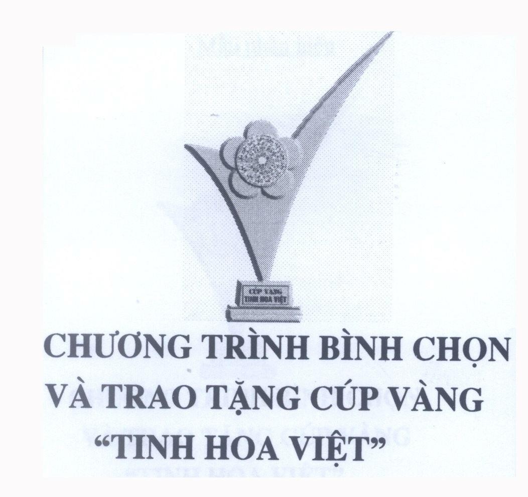 Mẫu nhãn hiệu Chương Trình Bình Chọn Và Trao Tặng Cúp Vàng "Tinh Hoa Việt"
