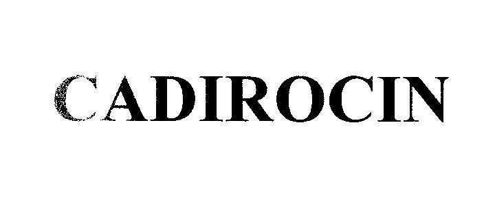 Mẫu nhãn hiệu CADIROCIN
