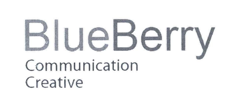 Mẫu nhãn hiệu BlueBerry Communication Creative