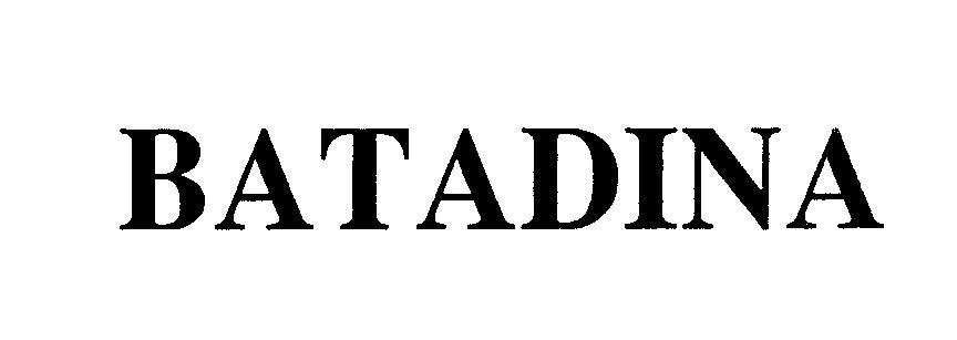 Mẫu nhãn hiệu BATADINA