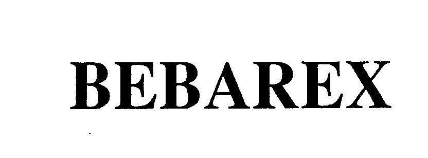 Mẫu nhãn hiệu BEBAREX