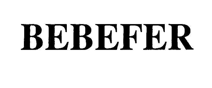 Mẫu nhãn hiệu BEBEFER