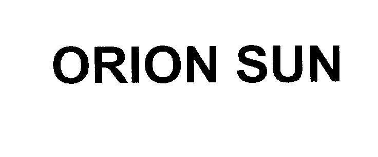 Mẫu nhãn hiệu ORION SUN
