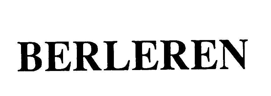 Mẫu nhãn hiệu BERLEREN