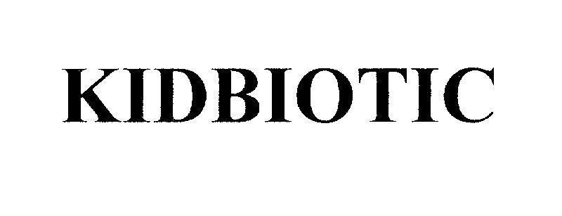 Mẫu nhãn hiệu KIDBIOTIC