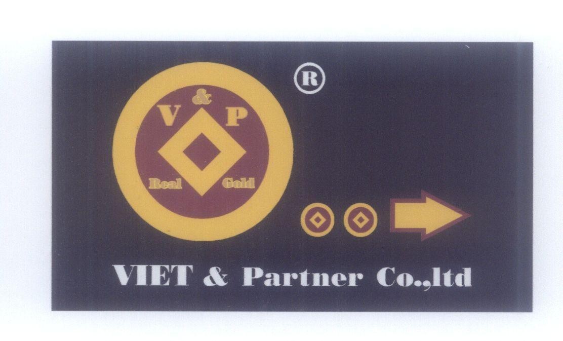 Mẫu nhãn hiệu V & P Real Gold VIET & Partner Co.,ltd
