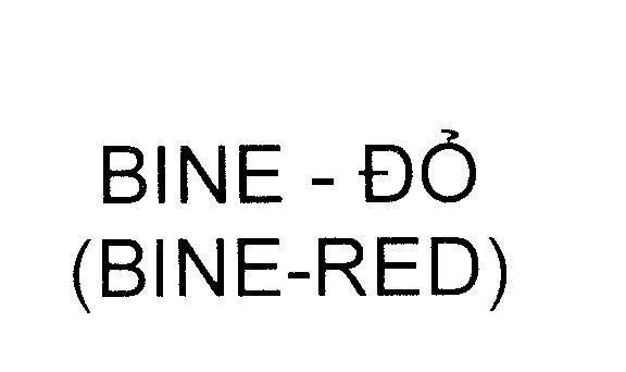 Mẫu nhãn hiệu BINE - Đỏ (BINE-RED)