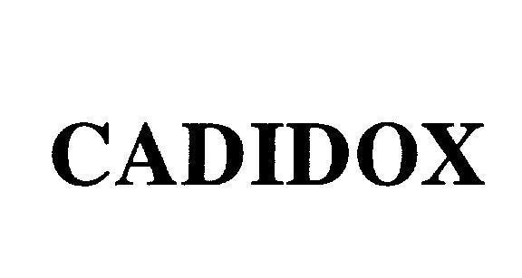 Mẫu nhãn hiệu CADIDOX
