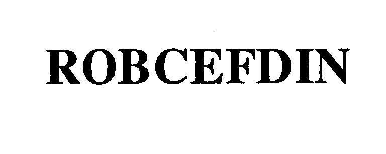 Mẫu nhãn hiệu ROBCEFDIN