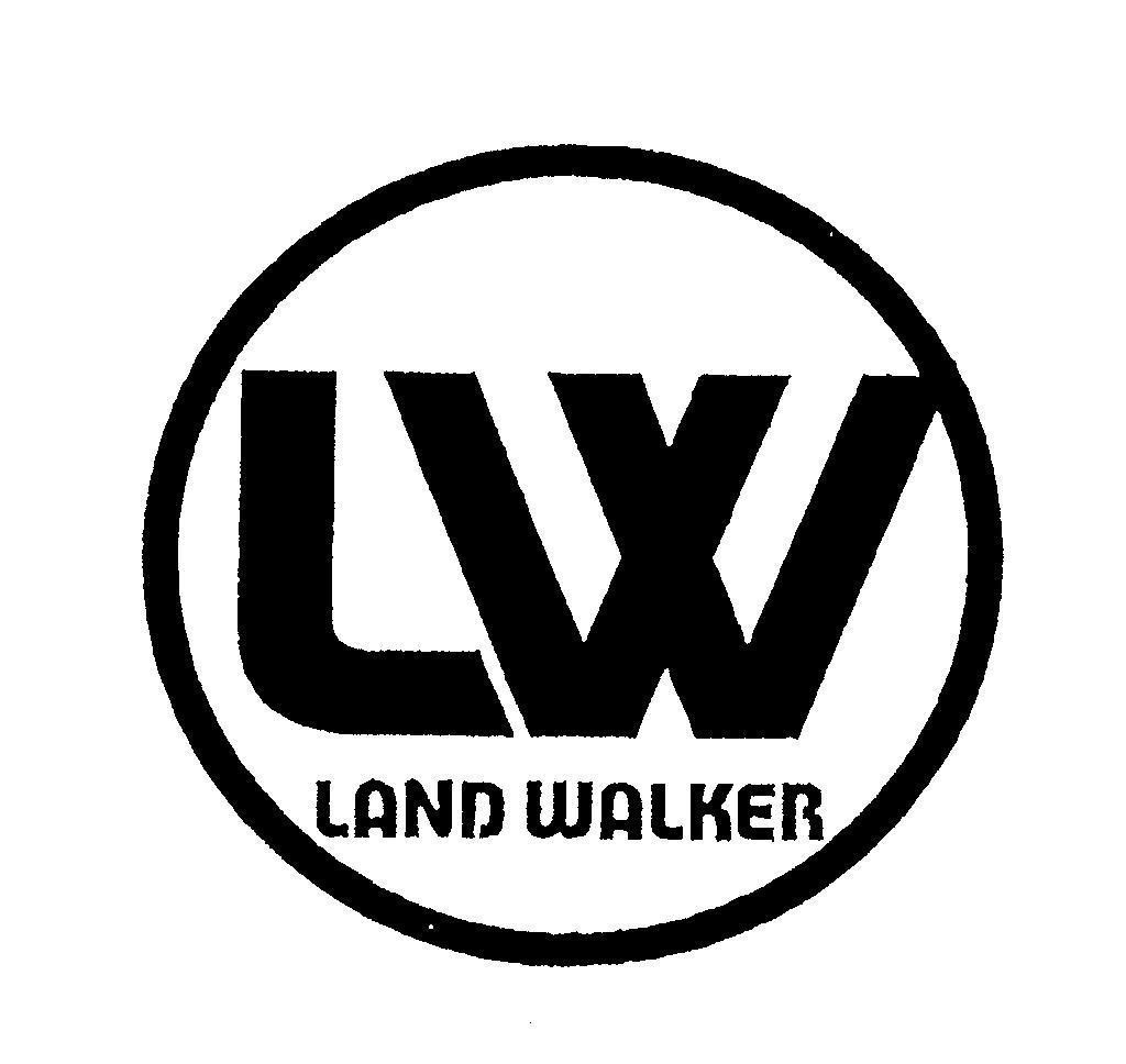Mẫu nhãn hiệu LW LAND WALKER