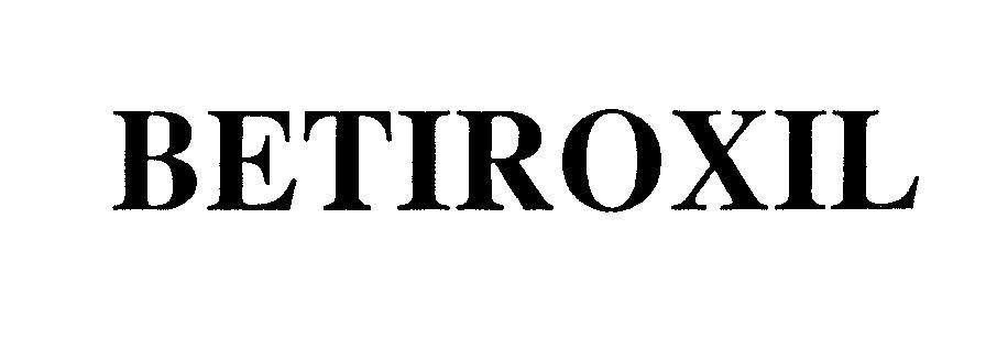 Mẫu nhãn hiệu BETIROXIL