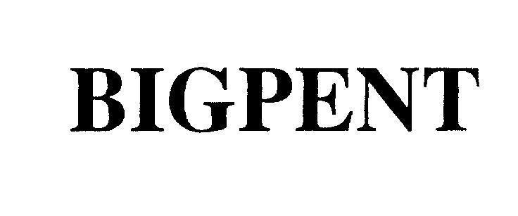 Mẫu nhãn hiệu BIGPENT