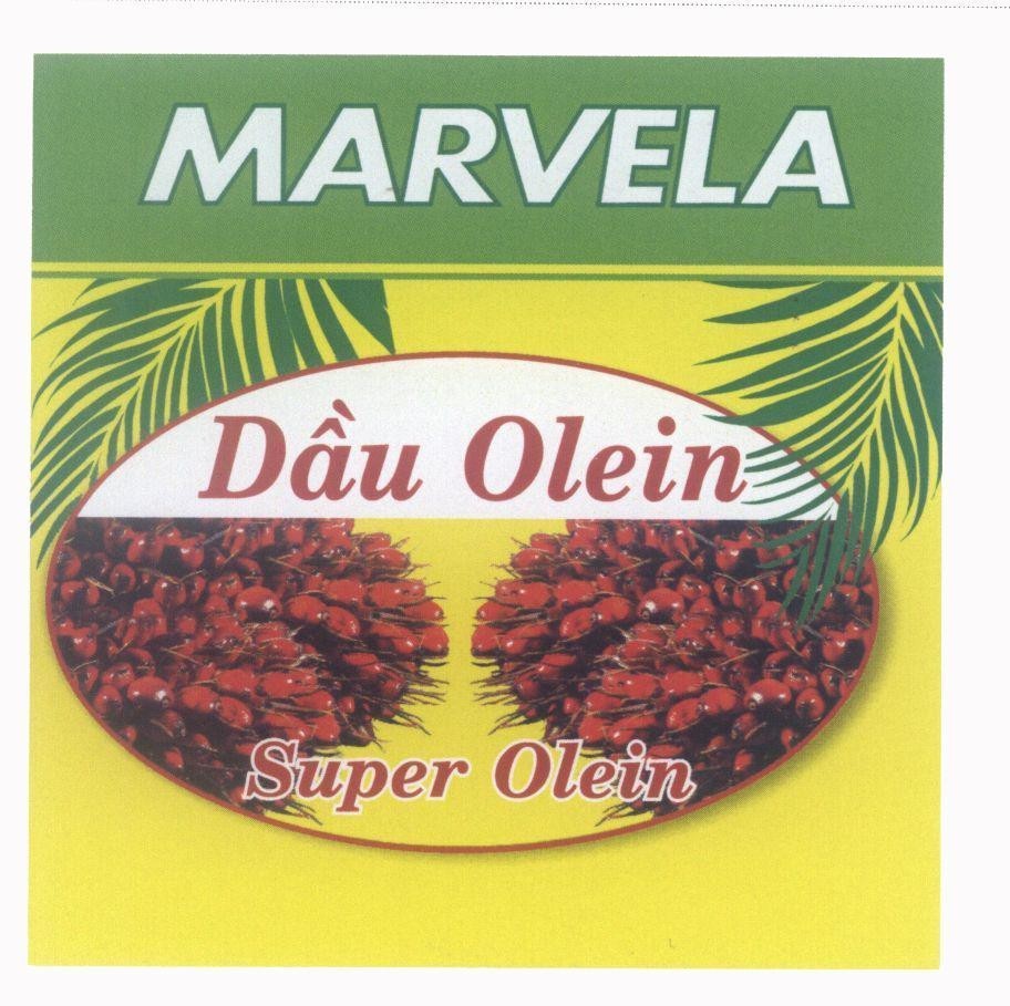 Mẫu nhãn hiệu MARVELA Dầu Olein Super Olein
