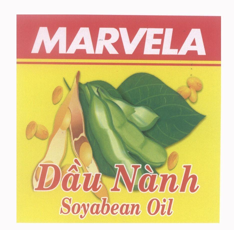 Mẫu nhãn hiệu MARVELA Dầu Nành Soyabean Oil