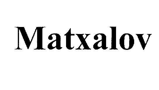 Mẫu nhãn hiệu Matxalov