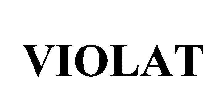 Mẫu nhãn hiệu VIOLAT