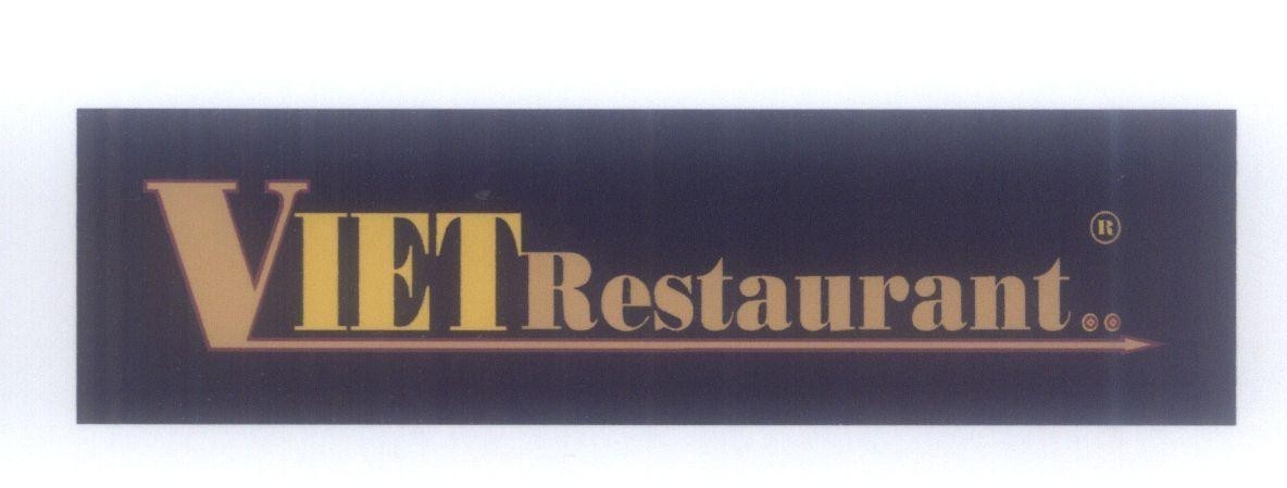 Mẫu nhãn hiệu VIETRestaurant