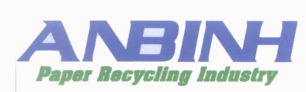 Mẫu nhãn hiệu ANBINH Paper Recycling Industry