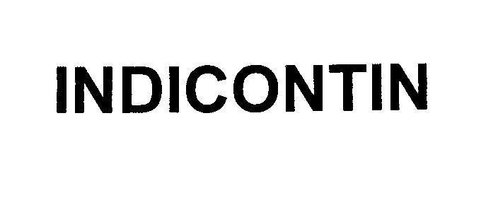Mẫu nhãn hiệu INDICONTIN