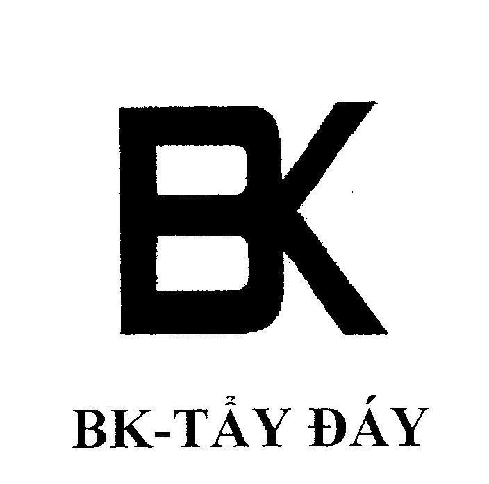 Mẫu nhãn hiệu B K BK-Tẩy Đáy