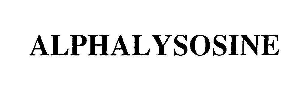 Mẫu nhãn hiệu ALPHALYSOSINE