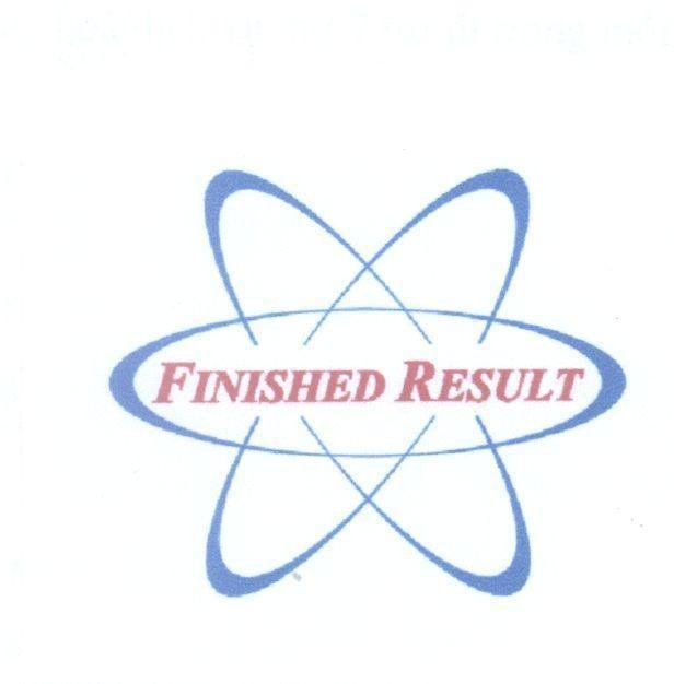 Mẫu nhãn hiệu FINISHED RESULT