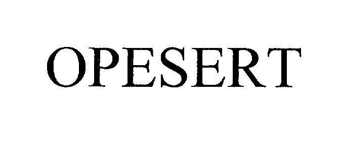 Mẫu nhãn hiệu OPESERT