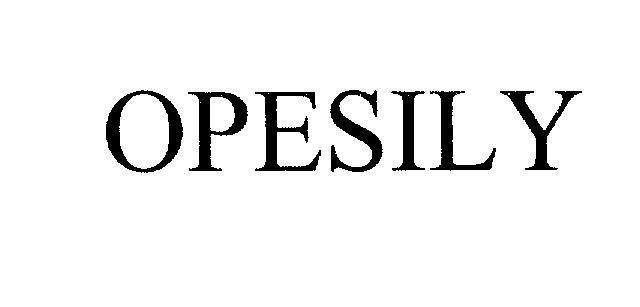 Mẫu nhãn hiệu OPESILY