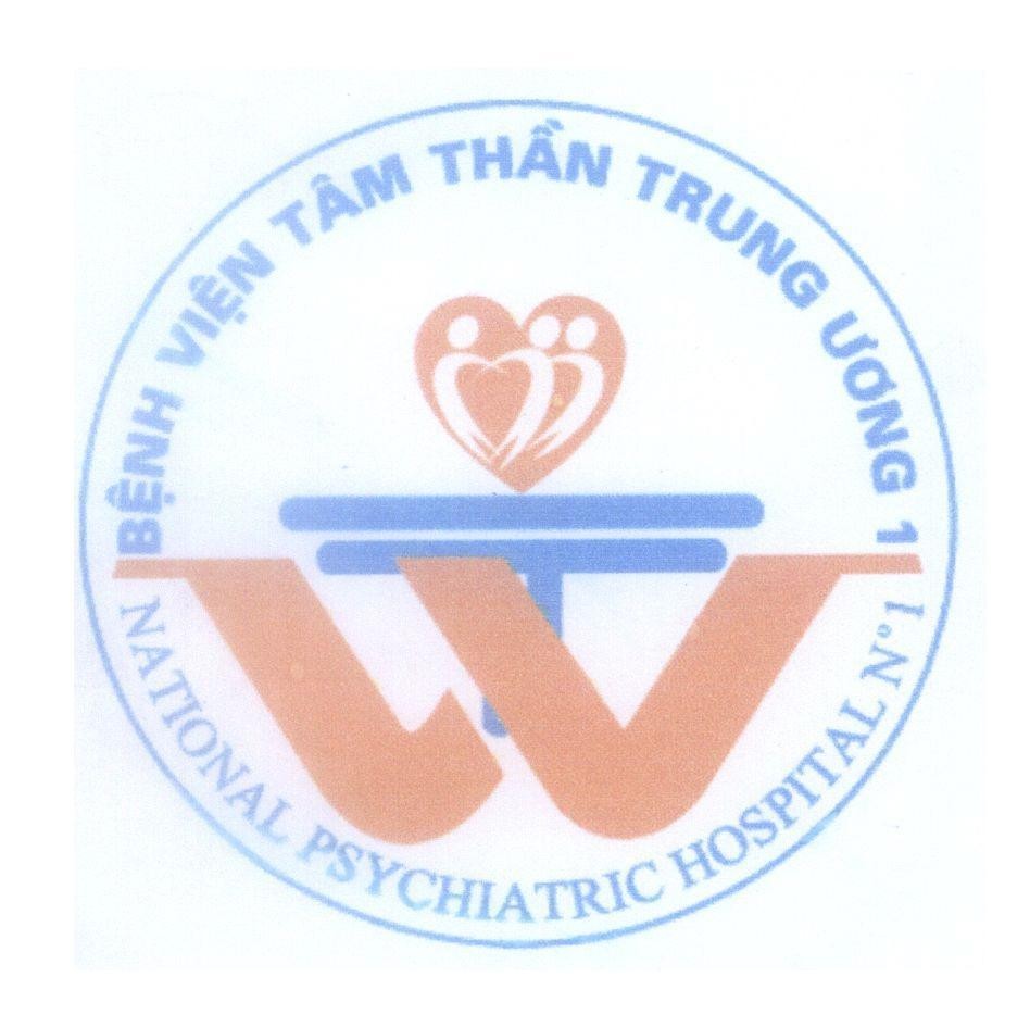 Mẫu nhãn hiệu T W Bệnh Viện Tâm Thần Trung Ương 1 NATIONAL PSYCHIATRIC HOSPITAL No 1