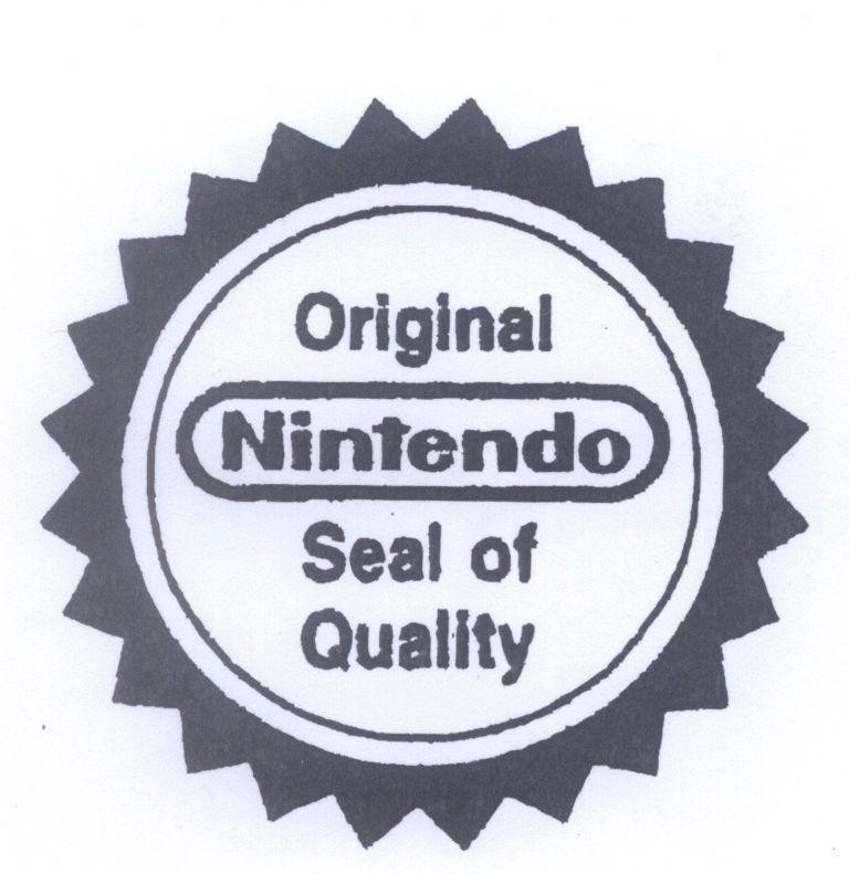 Mẫu nhãn hiệu Original Nintendo Seal of Quality