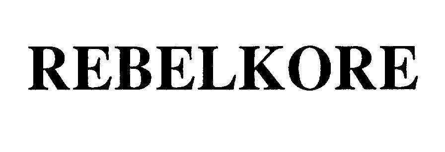 Mẫu nhãn hiệu REBELKORE