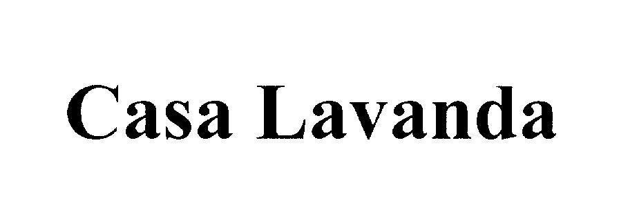 Mẫu nhãn hiệu Casa Lavanda