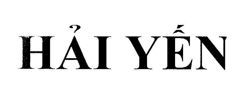 Mẫu nhãn hiệu Hải Yến