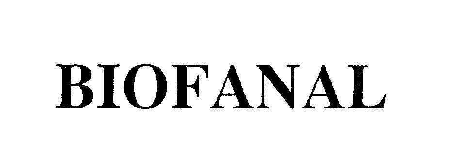 Mẫu nhãn hiệu BIOFANAL