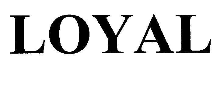 Mẫu nhãn hiệu LOYAL