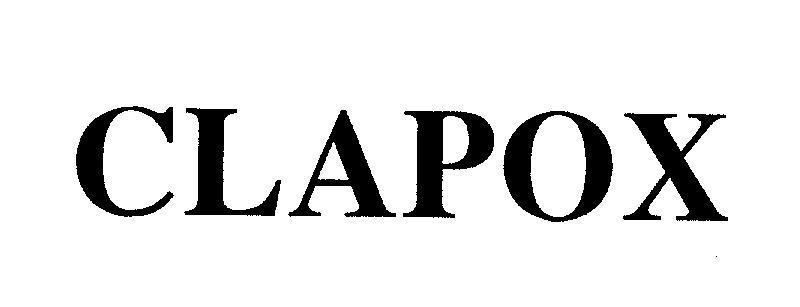 Mẫu nhãn hiệu CLAPOX