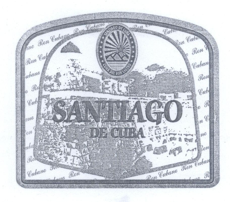 Mẫu nhãn hiệu Santiago de Cuba Ron Cubano CUNA DELRON LIGRO