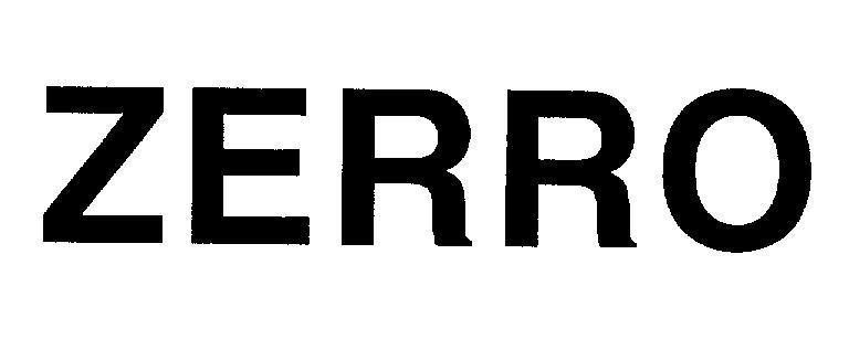 Mẫu nhãn hiệu ZERRO