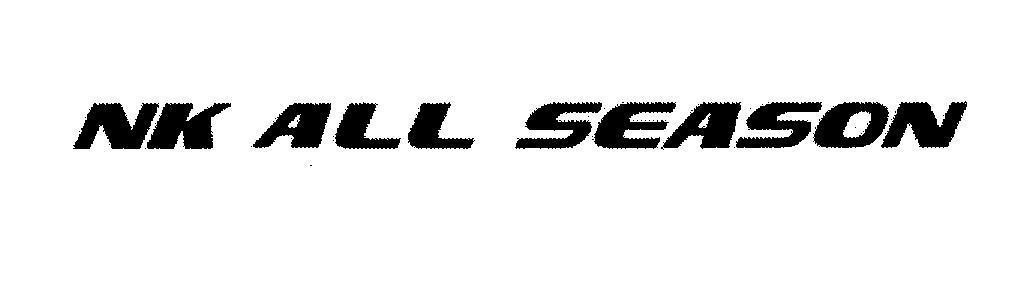 Mẫu nhãn hiệu NK ALL SEASON