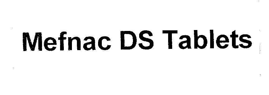 Mẫu nhãn hiệu Mefnac DS Tablets