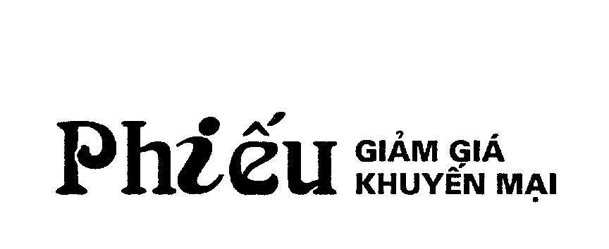 Mẫu nhãn hiệu Phiếu Giảm Giá Khuyến Mại