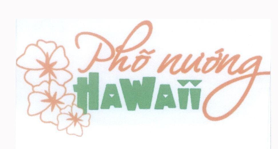 Mẫu nhãn hiệu Phố nướng HAWAii